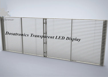 Porcellana Esposizione di LED trasparente dell'interno di P4.8mm RGB per la pubblicità di finestra di vetro fornitore