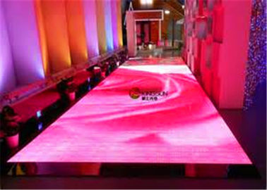 Porcellana Il pavimento della fase di colore pieno P9mm LED, LED accende le mattonelle di Dance Floor per la festa nuziale fornitore