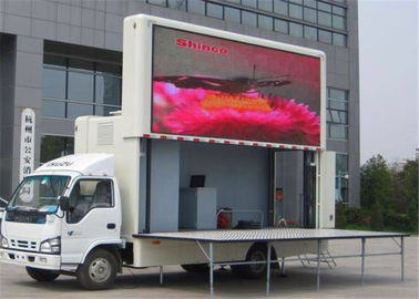 Porcellana Schermo P10mm del LED montato camion mobile all'aperto per la pubblicità commerciale fornitore