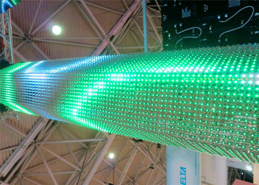 Porcellana Dimagrisca la parete divisoria flessibile curva dello schermo LED di P6 LED per alta luminosità della decorazione fornitore