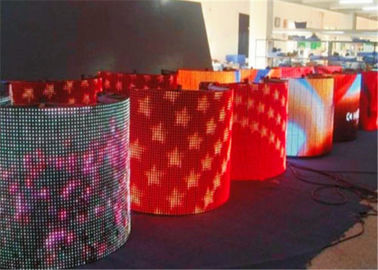Porcellana Schermo flessibile della tenda di colore pieno dell'interno morbido LED per la pubblicità del centro commerciale fornitore